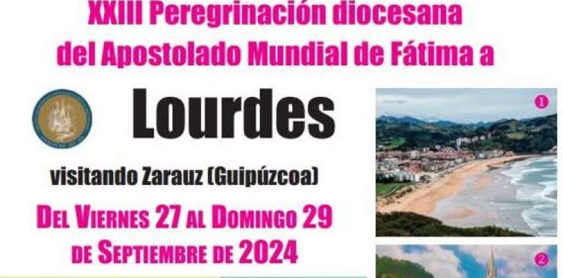 Peregrinación diocesana del Apostolado Mundial de Fátima a Lourdes