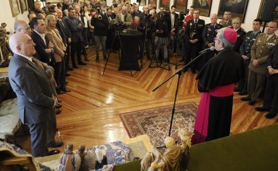 Monseñor Argüello centra en cinco palabras “propias” de la Navidad su felicitación navideña en el Arzobispado de Valladolid